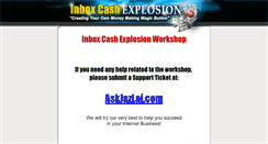 Desktop Screenshot of inboxcashexplosion.com